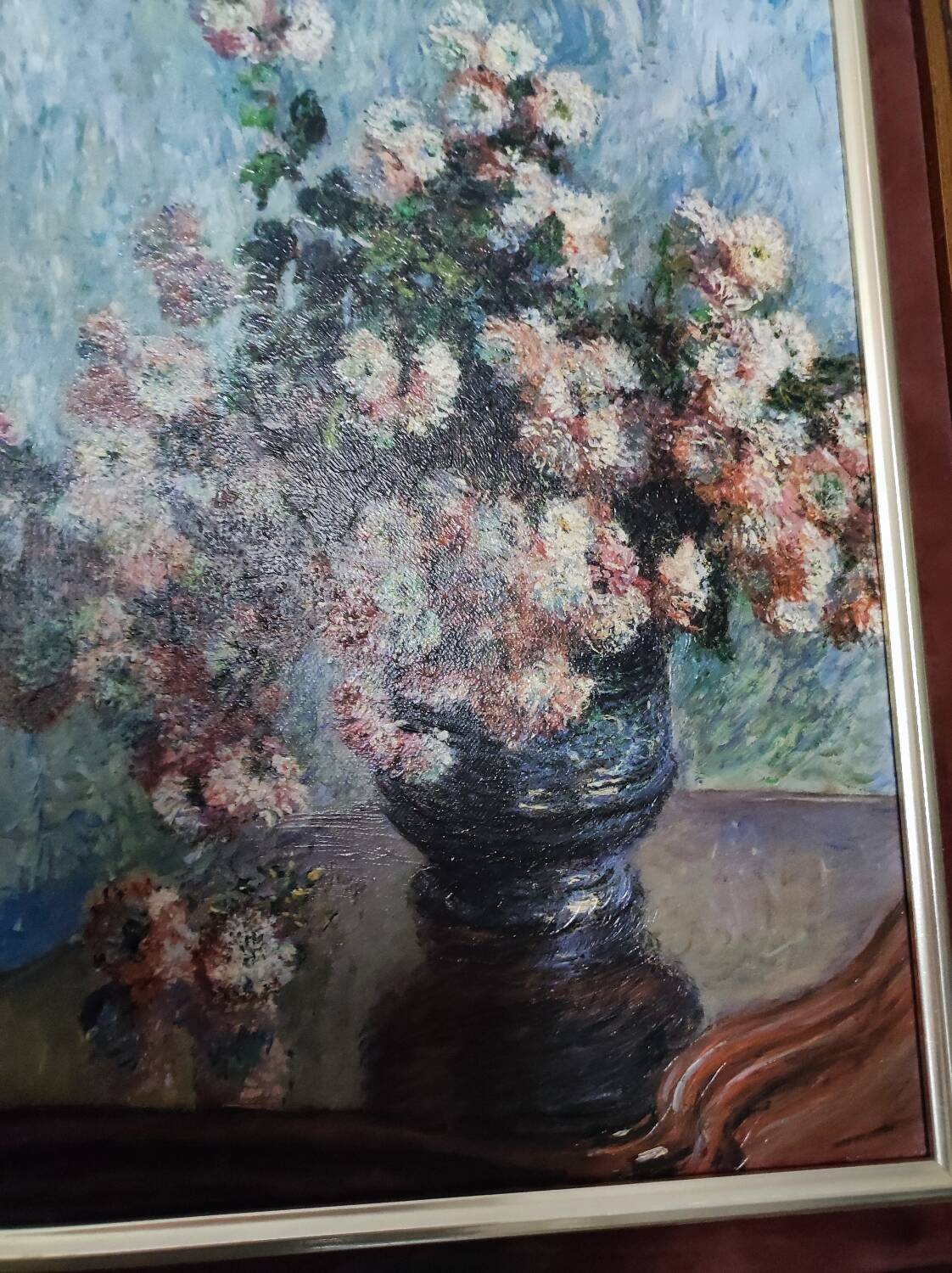 Monet chrysanthemum painting