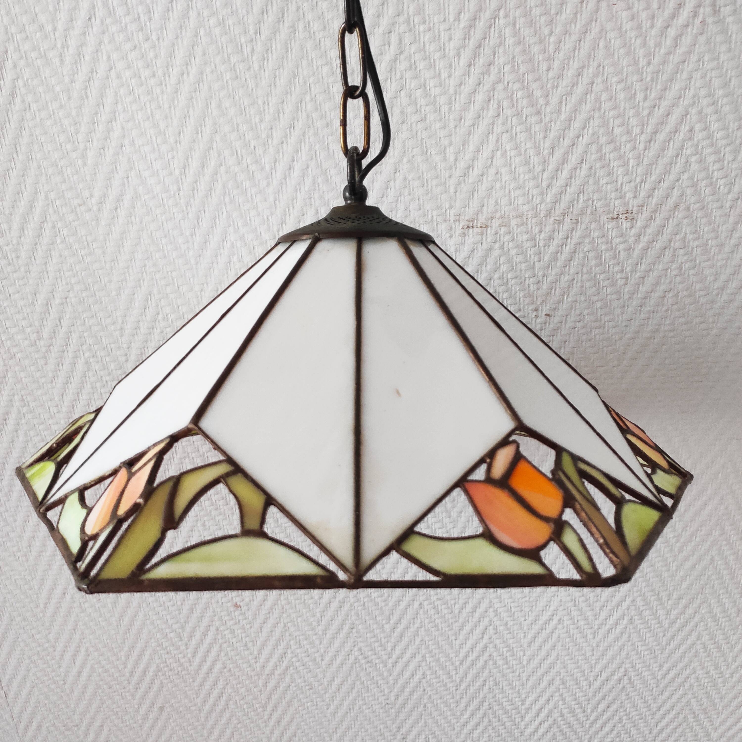 Pair of vintage pendant lights