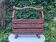 Porte revues brutaliste en pin 1970