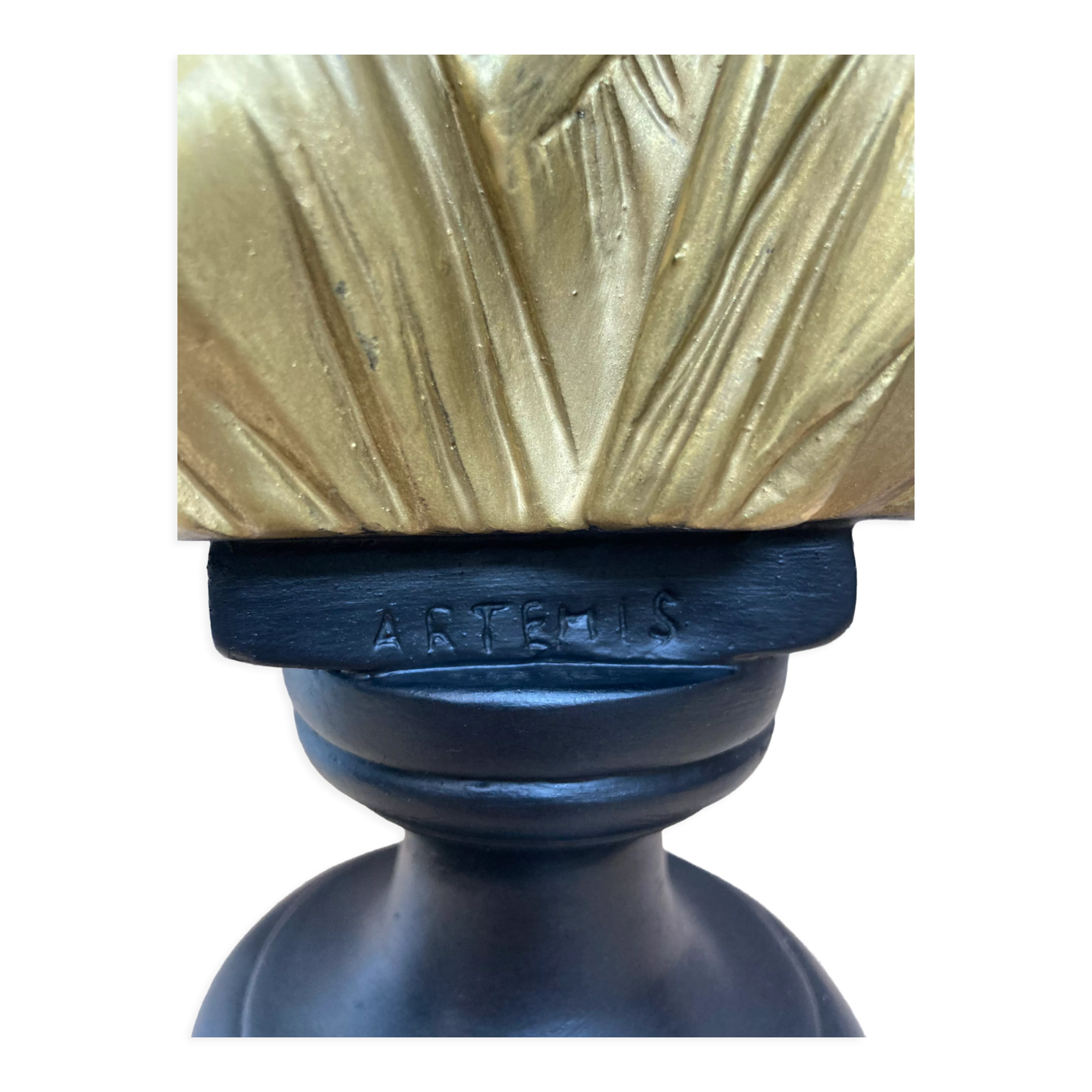 Black and gold Artemis bust