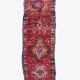 Colourful hallway rug - 258 x 76 cm