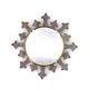 Small metal sun mirror, 1950s