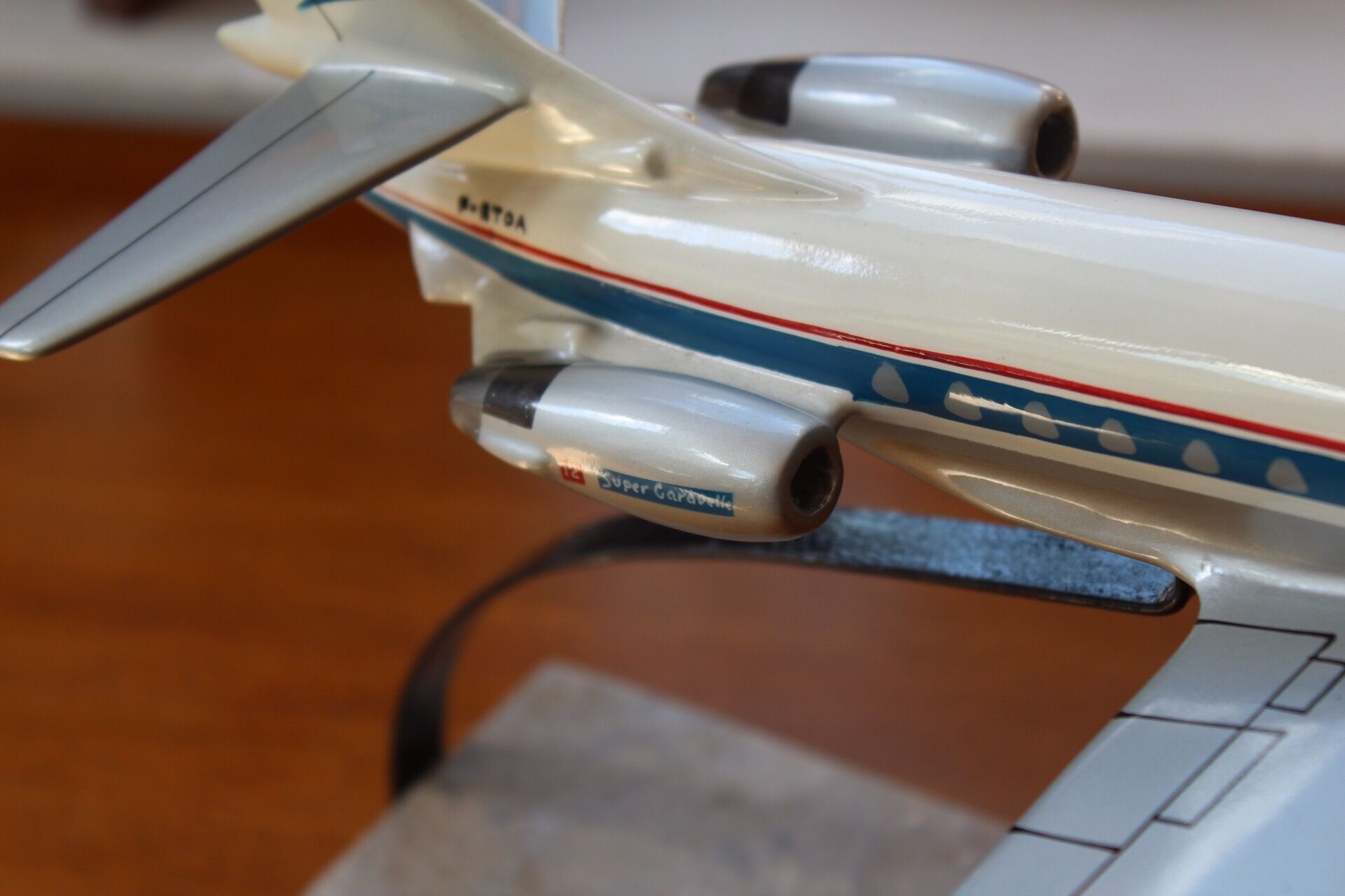 Plane model of agency air inter vintage