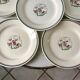 Set of 6 flat plates salins model "april" years 30-40