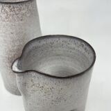 Mid-Century Modern Pair of Ceramic Pitchers by Alessio Tasca, 1970s, Italy