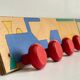 Children's Wooden Coat Rack from the 50s and 60s