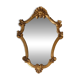Antique shell mirror, gilded, Louis XV style