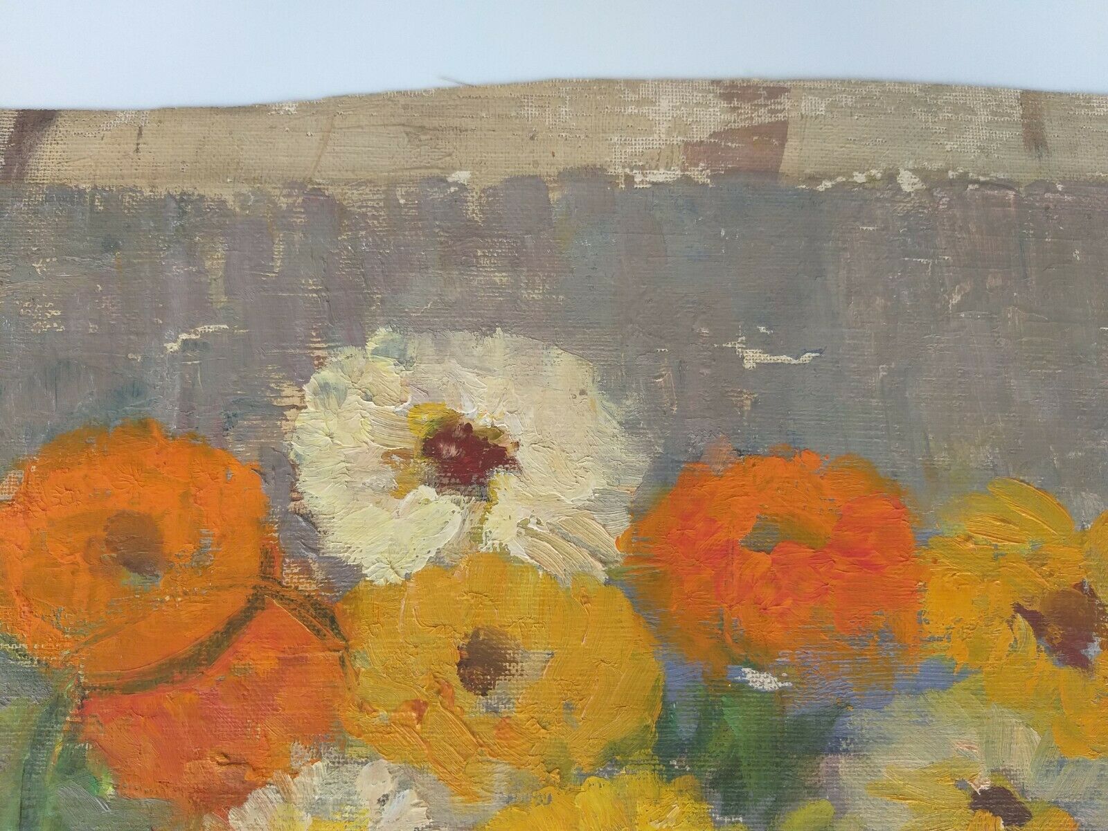 Oil on canvas guillot rafaillac still life bouquet of flowers 1930
