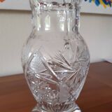 Carafe ou pichet en cristal taillé main