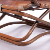 Tito Agnoli Relax chair made of Bamboo and leather, 1960