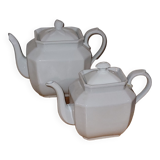2 teapots - old - vintage
