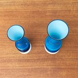 Mid-century German glass vases by Karl Friedrich, 1960s, set of 2.