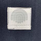 P60 black lounge chair by Vittorio Introini for Saporiti, Italy, 1960s