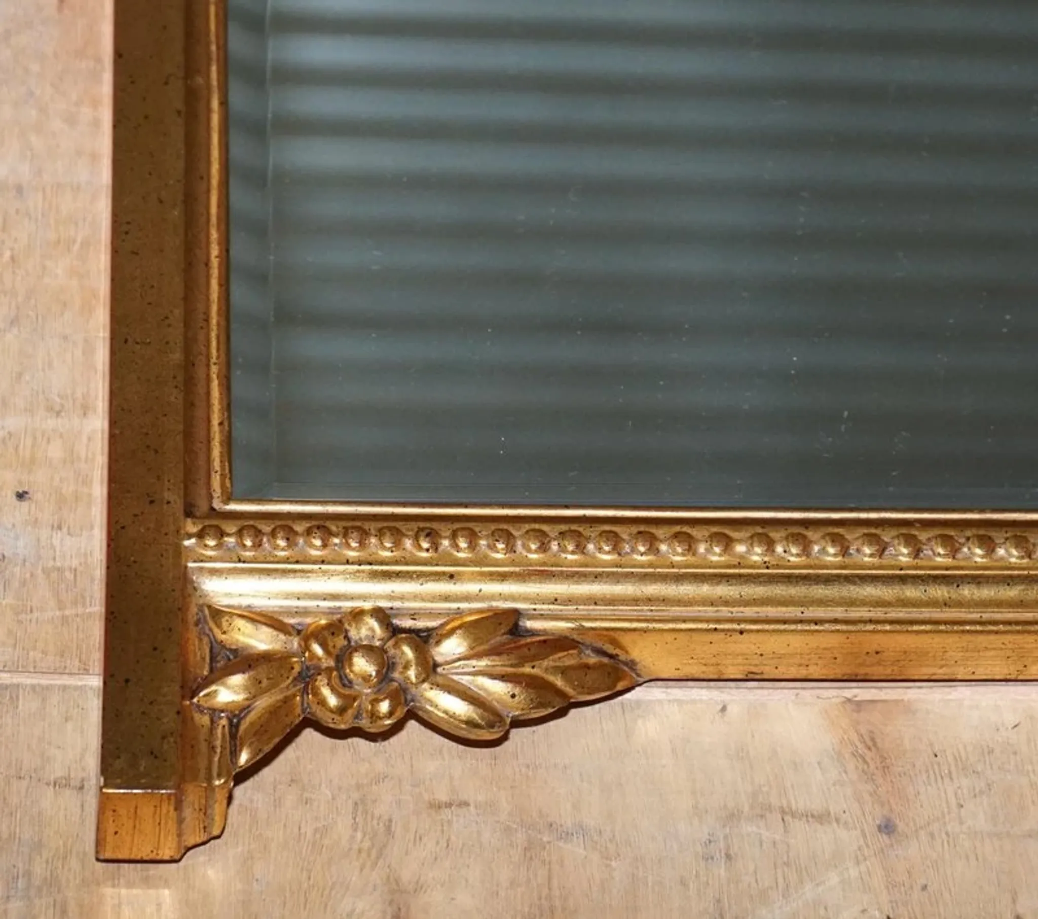 Vintage Victorian Gold Wall Mirror