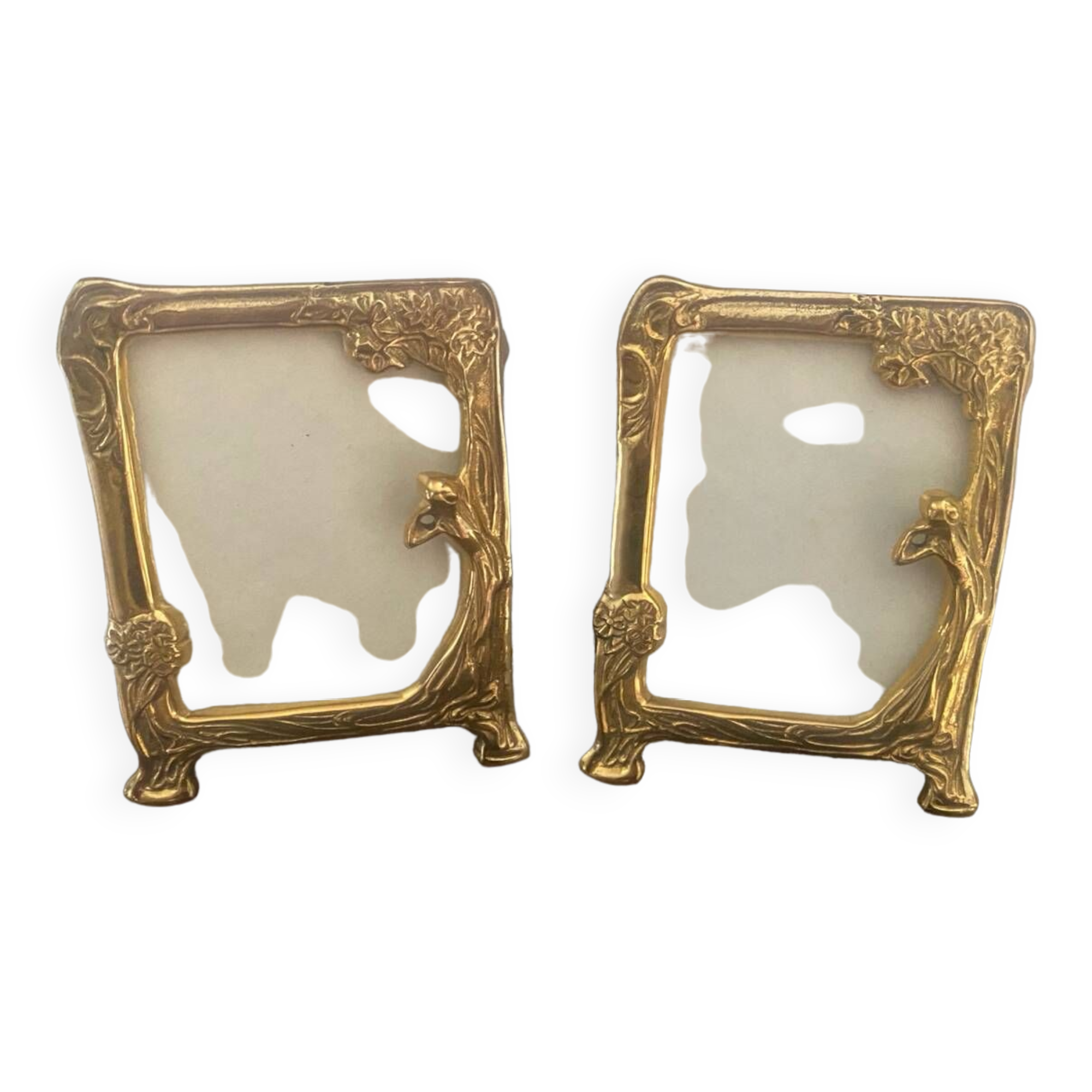Brass photo frames