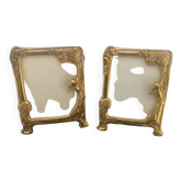 Brass photo frames