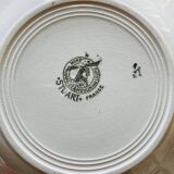 X7 assiettes creuses en faïence Stuart Moulin des loup- retro-cuisine- vintage