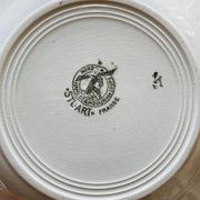 X7 assiettes creuses en faïence Stuart Moulin des loup- retro-cuisine- vintage