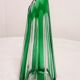 Vase en verre sculpté de Bohême. République tchèque, années 1980.