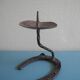 antique horseshoe candlestick brutalist candle holder horseshoe candlestick
