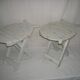 pair of folding stools