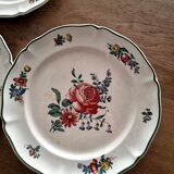 Set of 6 flat plates Villeroy and Boch 1562