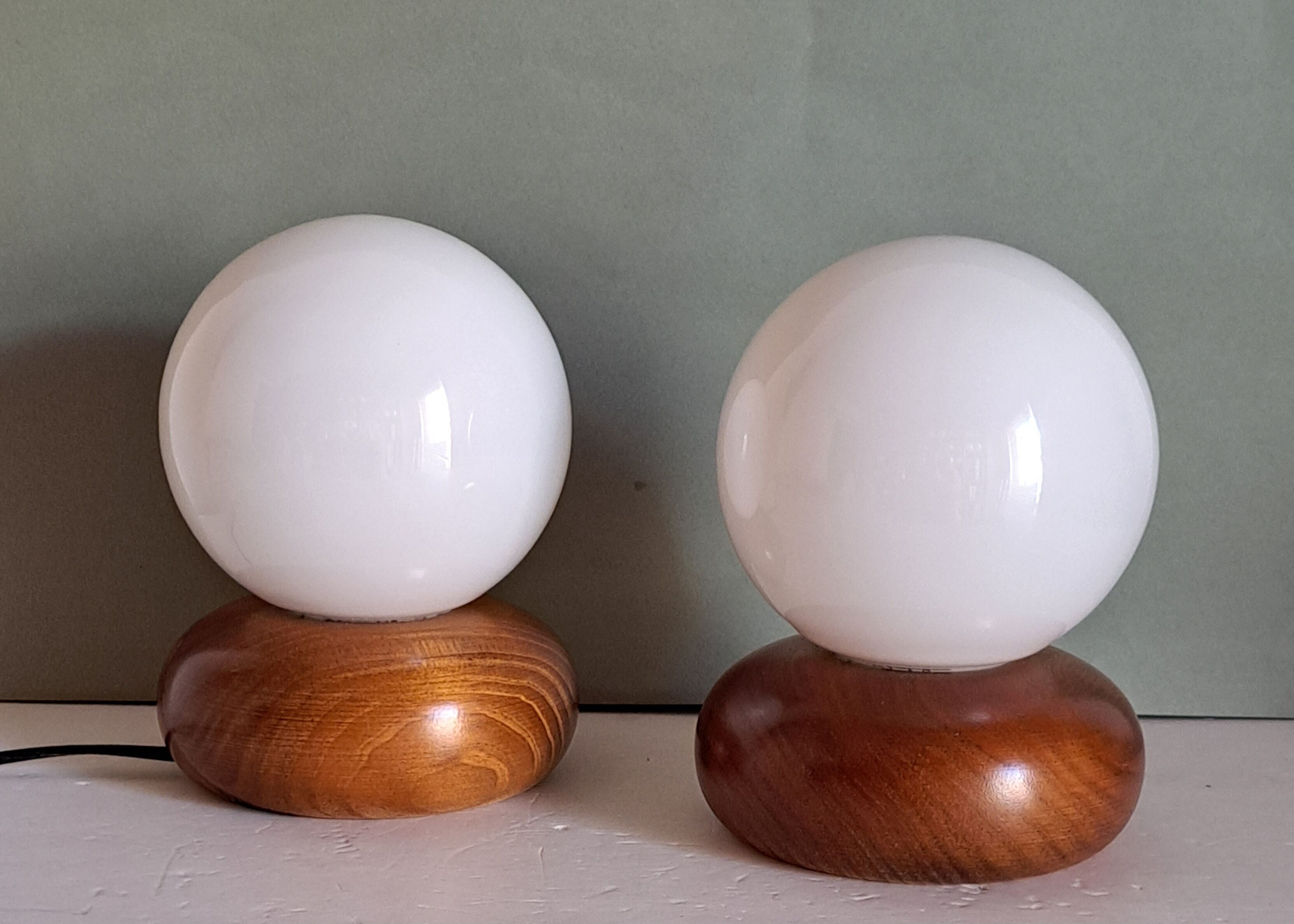 Pair of bedside lamps