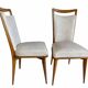 Pair of vintage chairs from the 50s/60s in mid-century Scandinavian style.