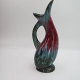 Longwy Tourmaline Vase with Handle