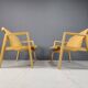 Mid century plywood benches