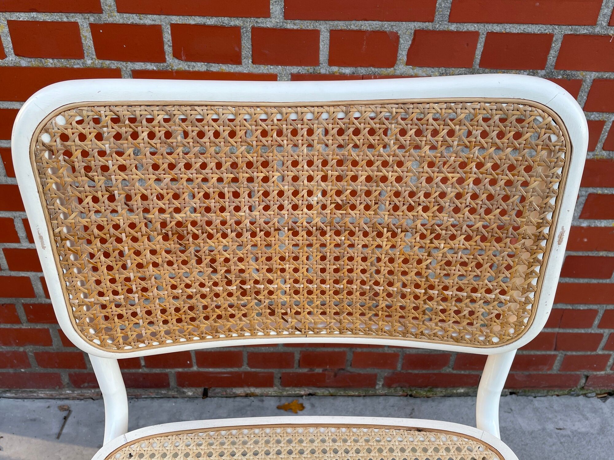 Suite of 4 chairs Cesca by Marcel Breuer made in Italy