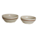 pair of salad bowls, French earthenware, bistro