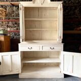 2-part ecru wooden dresser