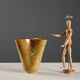 Vintage glazed ceramic vase Industria Ceramica Umbra 1980s