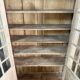 Antique oak display cabinet (renovated)