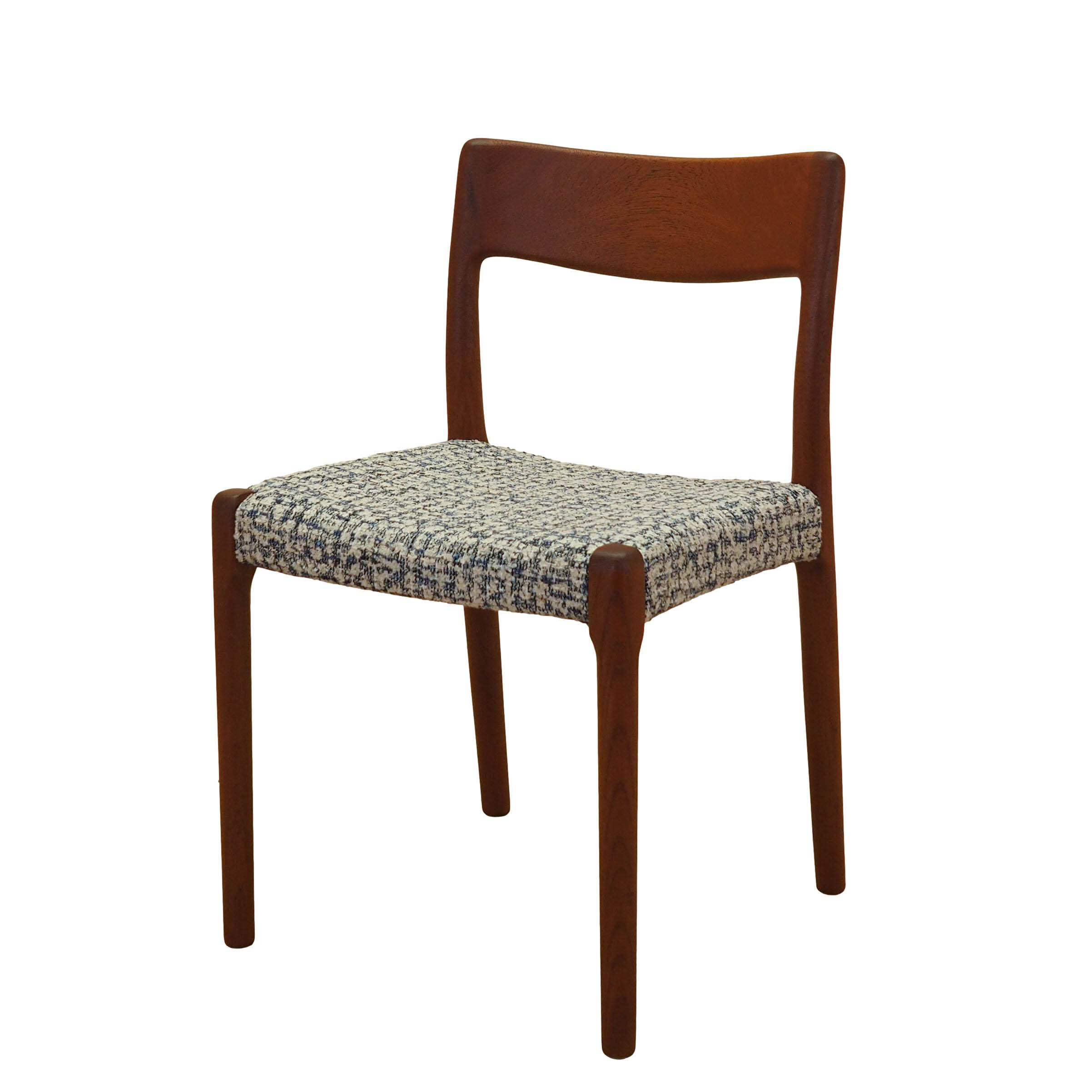 Teak chair, Danish design, 1960s, manufacturer: EMC Möbler