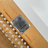 Beech wood and webbing side chair by Olivo Pietro, Italy, 1970s