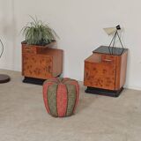 Jindrich Halabala dressing table and bedside tables for Up Zavody 1950