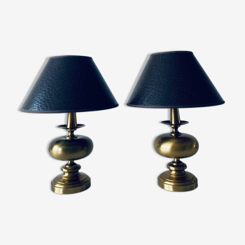 Pair of art deco lamps