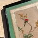 Bird painting on a branch