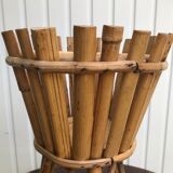 Bamboo and rattan pot cover