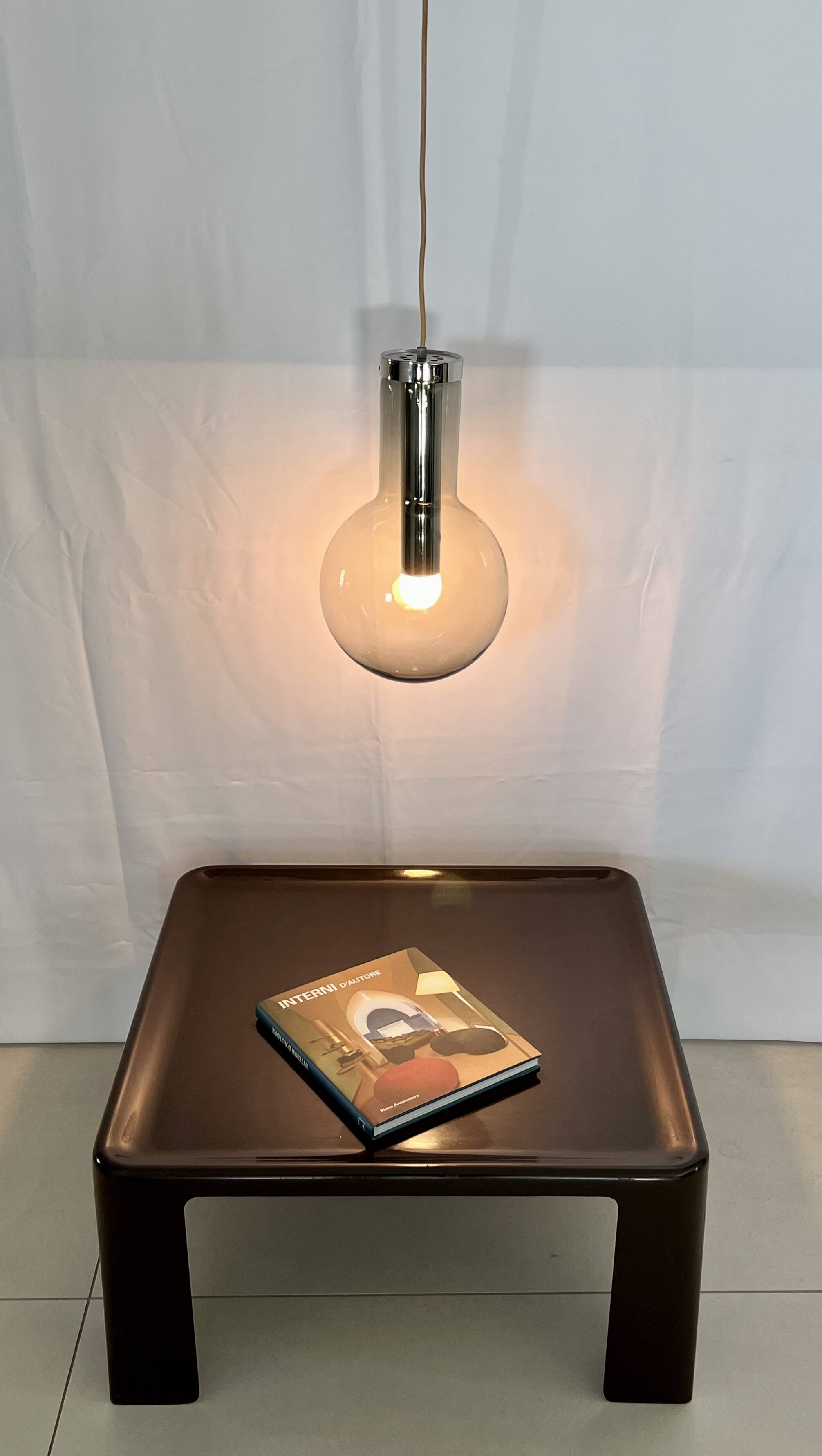 Large Maxi Bulb pendant light by Frank Ligtelijn for Raak, Netherlands 60's