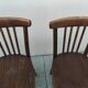 Pair of thonet bistro chairs stamped czechoslovakia vintage