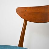 Vintage Danish chairs with upholstered seat