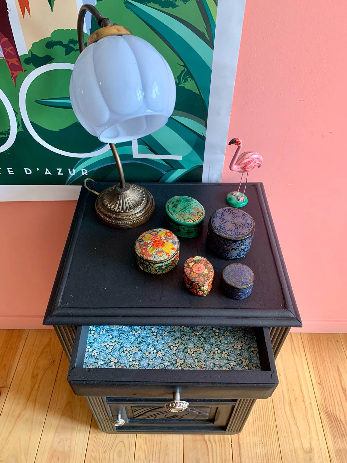 Art Deco bedside table