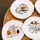 Salins earthenware plates