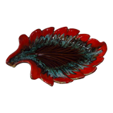 Coupe à fruits ceramique forme feuille