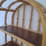 Rattan shelf