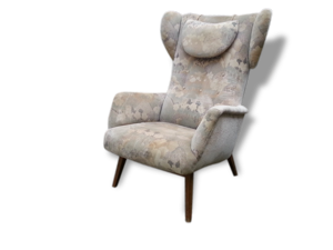 Fauteuil Bergere scandinave wing