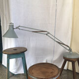 Three articulated lamps on Luxo base